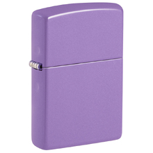 Зажигалка ZIPPO классическая с лавандовым матовым покрытием | Smoky Lavender Matte, латунь/сталь, лавандовая, матовая, 38x13x57 мм