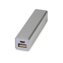 Портативное зарядное устройство "Брадуэлл", 2200 mAh, серебристый