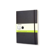 Записная книжка Moleskine Classic Soft (нелинованный), Хlarge (19х25 см), черный