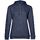 Толстовка с капюшоном женская Hoodie, синий меланж, размер XS
