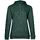 Толстовка с капюшоном женская Hoodie, темно-зеленый меланж, размер XS